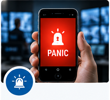 Panic Alerts - instant helps at a push of a button